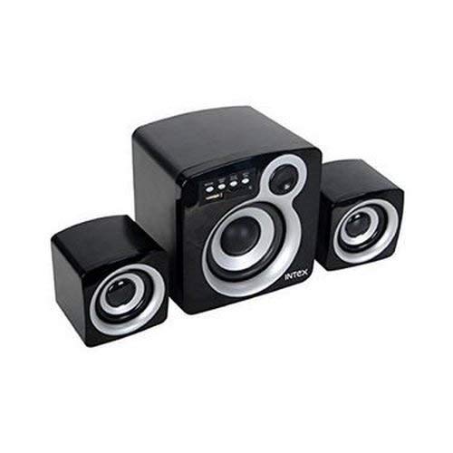 Intex IT-850U 16 Watt 2.1 Channel Wired Multimedia Speaker (Grey and Black) Intex IT-850U 16 Watt 2.1 Channel Wired Multimedia Speaker (Grey and Black)